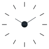 FU40D8310B Wall Clock