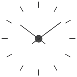 FU75D8310B Large Diameter Wall Clock